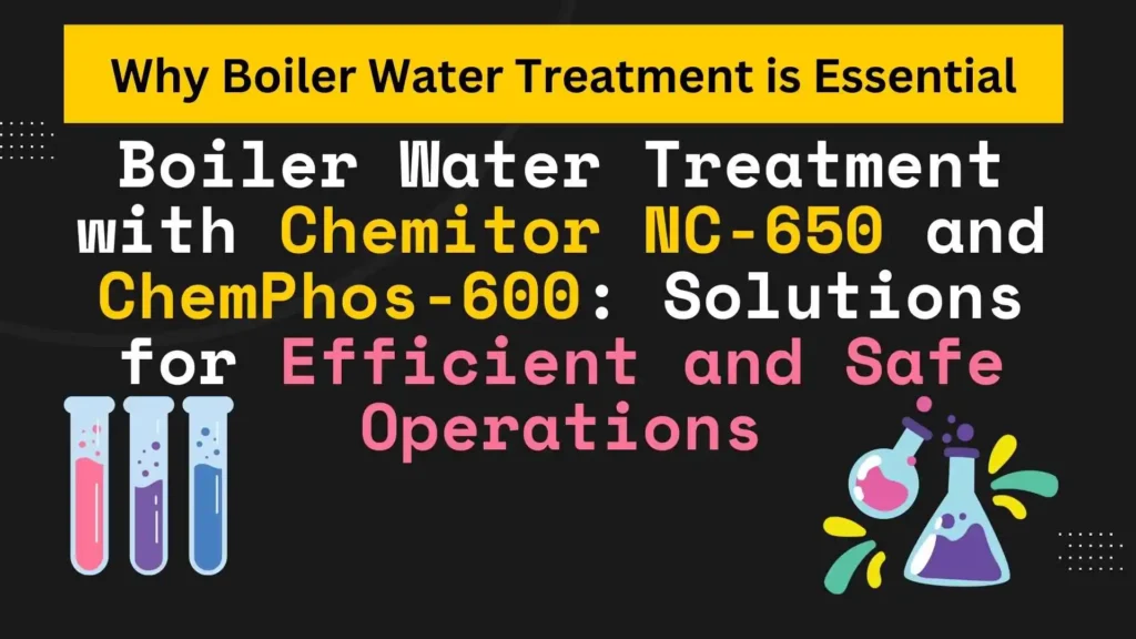 Boiler Water Treatment with Chemitor NC-650 and ChemPhos-600 Solutions for Efficient and Safe Operations
